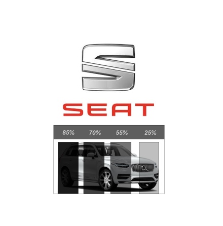 Färdigskuren Avtagbar Solfilm - SEAT
