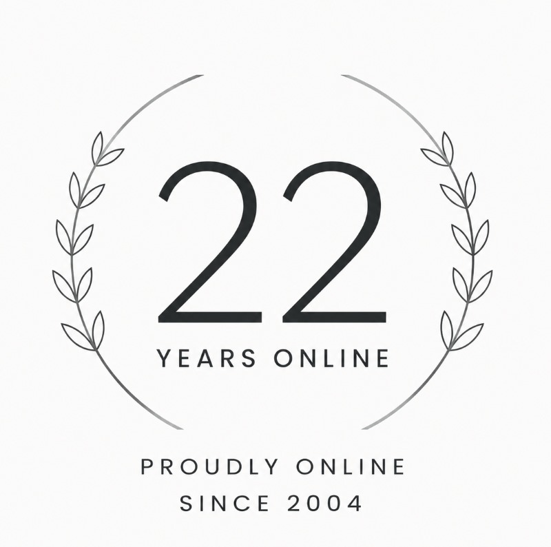 22 years online &ndash; proudly online since 2004